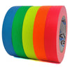 CRE8 Non-Reflective Fluorescent Gaffer Tape 25mm/1in x 25m in Fluro Blue, Fluro Green, Fluro Yellow, Fluro Orange and Fluro Pink