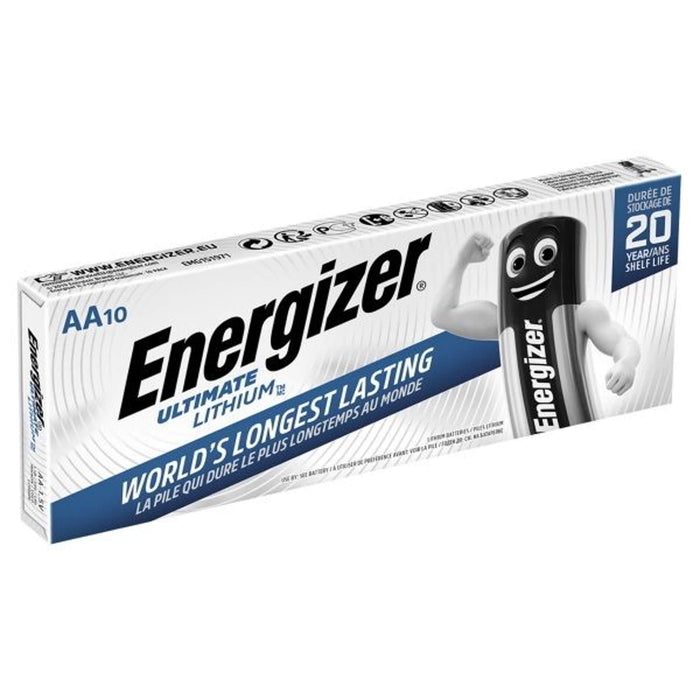 Energizer AA Lithium Batteries (Pack10)