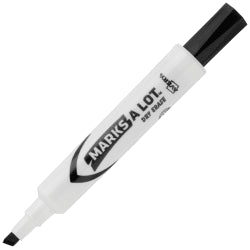 Avery Marks A LOT Dry Erase Marker, Chisel Tip, Black