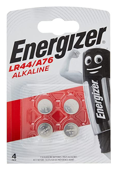 Energizer LR44/A76 Alkaline - Pack 4