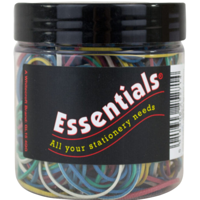 Essentials (75g) Assorted Rubber Bands (Assorted sizes)