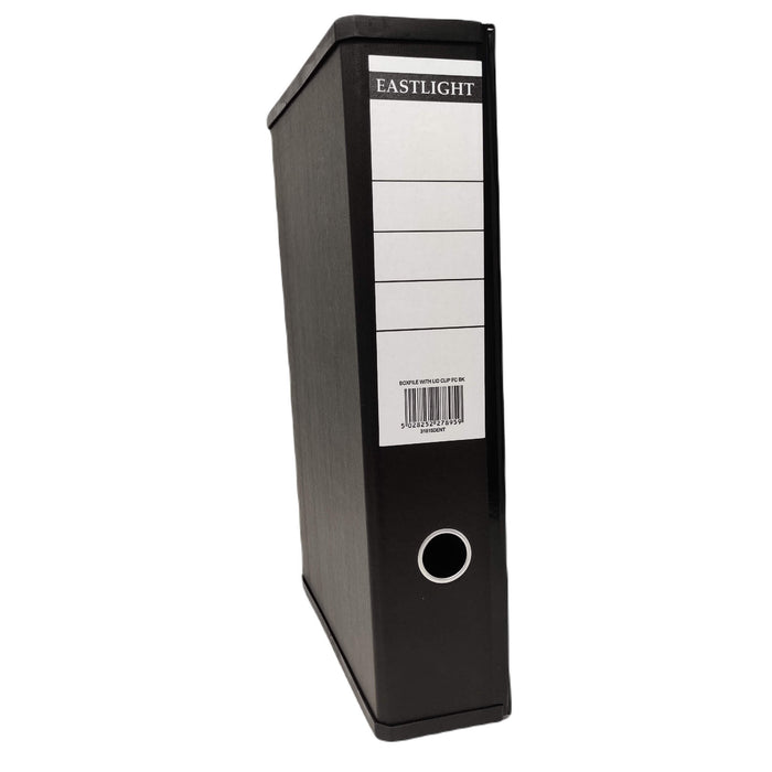 Value 70mm Box File Foolscap - Black