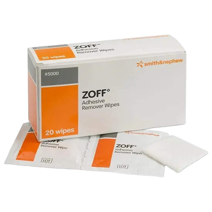 Zoff Adhesive Remover 20x Wipes