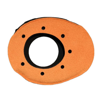 BlueStar Oval Large #6012 viewfinder eyecushion, Ultrasuede Orange