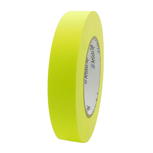 Console Tape 25mm (1in) x 25M - Fluro Yellow