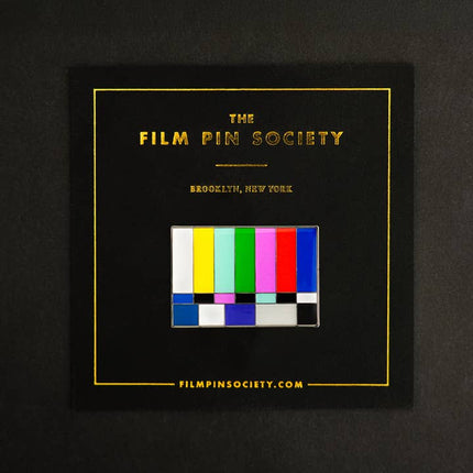 Film Pin Society - Color Bars and Tone Enamel Pin