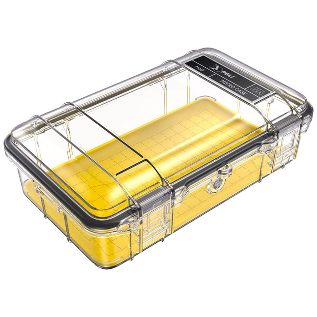 Peli M60 MicroCase - Clear with Black Liner