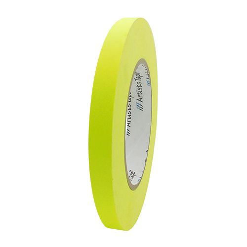 Console/Artist Premium Paper Tape Fluro 12mm (1/2in) X 25 Yards