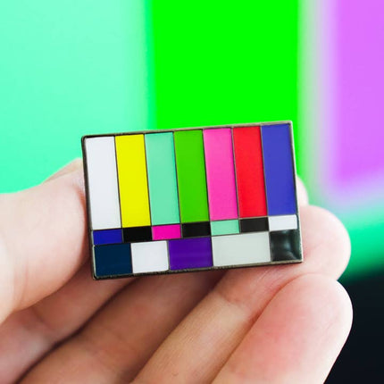 Film Pin Society - Color Bars and Tone Enamel Pin