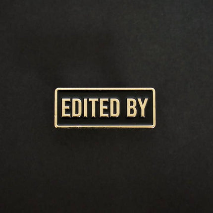 Film Pin Society - Edited by Credit Enamel Pin