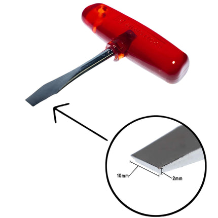 T-Handle Slotted Screwdriver Extended Sheath