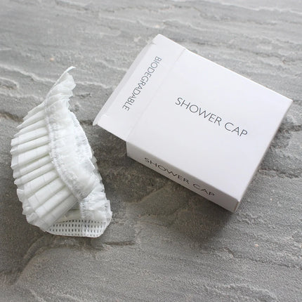 Biodegradable Plastic Shower Caps (x10)