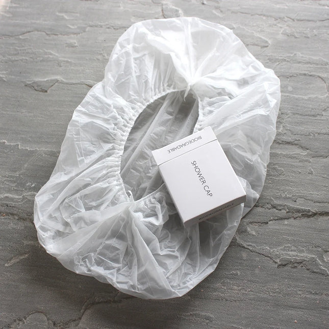 Biodegradable Plastic Shower Caps (x10)