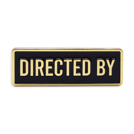 Film Pin Society - Directed by Credit Enamel Pin
