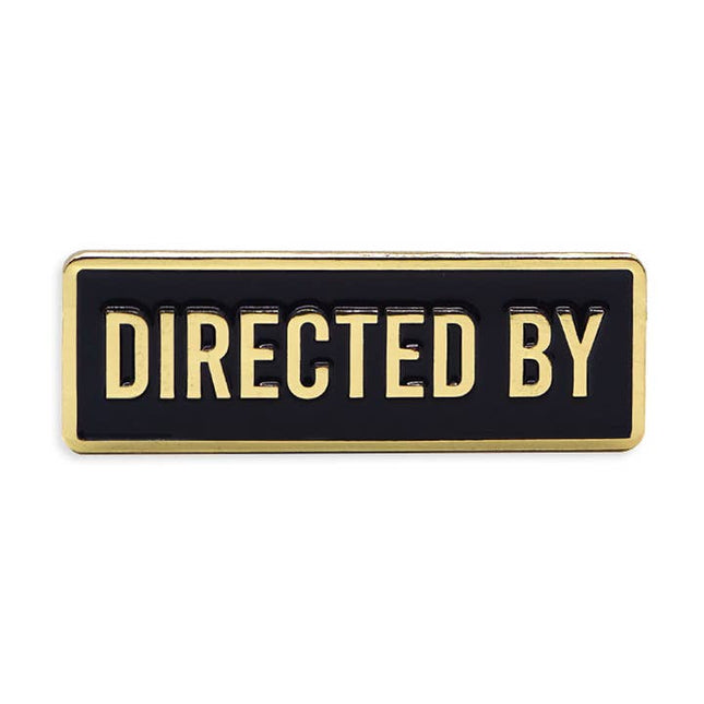 Film Pin Society - Directed by Credit Enamel Pin
