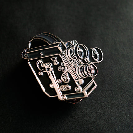 Film Pin Society - 16mm Film Camera Enamel Pin