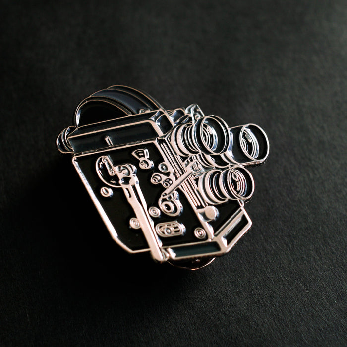 Film Pin Society - 16mm Film Camera Enamel Pin