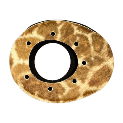 BlueStar Oval Large #6012 viewfinder eyecushion, Ultrasuede Giraffe