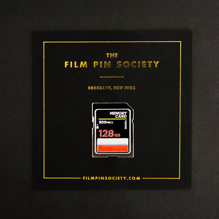 Film Pin Society - Memory Card Enamel Pin