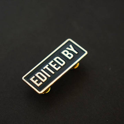 Film Pin Society - Edited by Credit Enamel Pin
