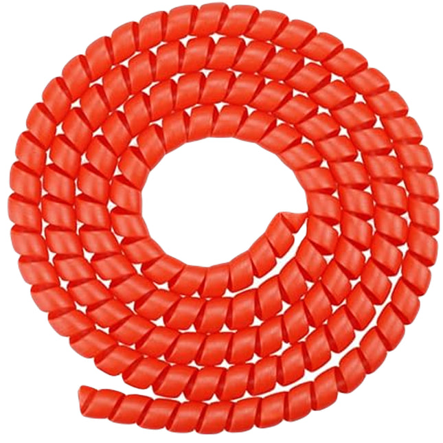 8mm Spiral Wrap 4m - Red ( Clearance )