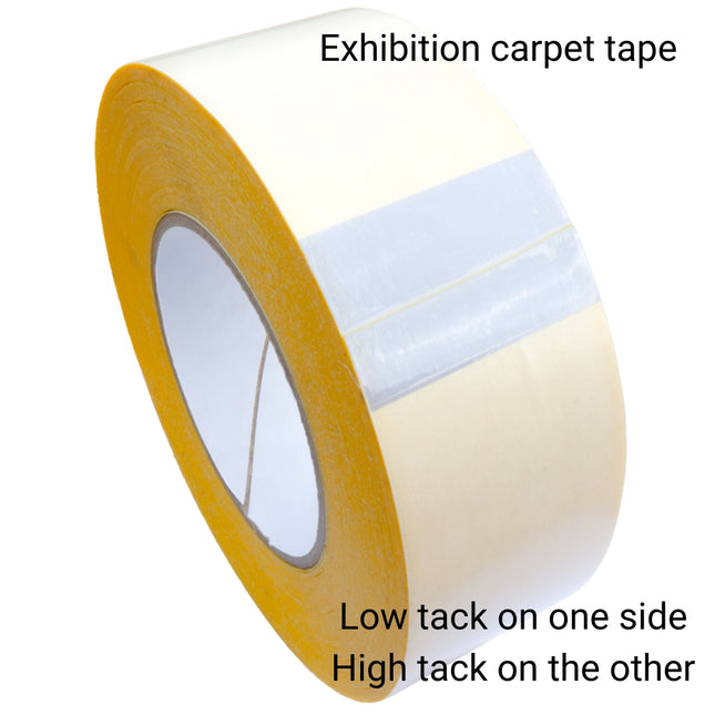 Exhibition flooring Double Sided Tape - 50mm x 50m