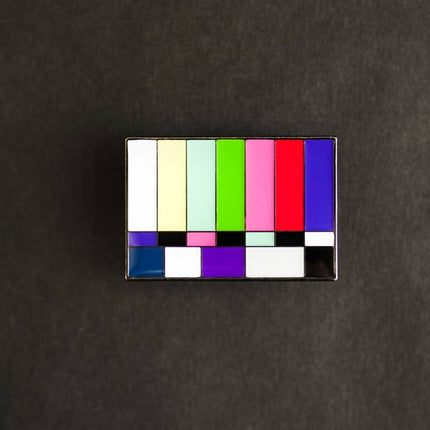 Film Pin Society - Color Bars and Tone Enamel Pin