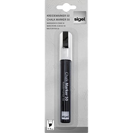Uni PWE-5M Liquid Chalk Marker Pen - Single - White