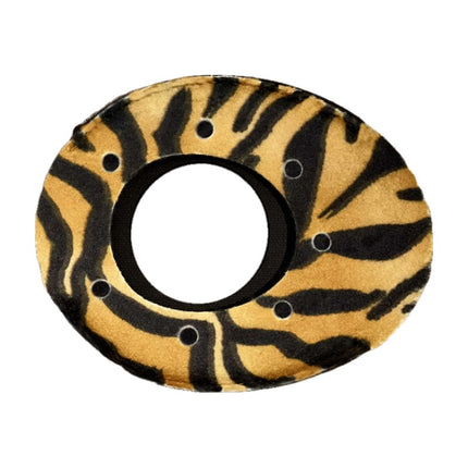 BlueStar Oval Large #6012 viewfinder eyecushion, Fleece Tiger