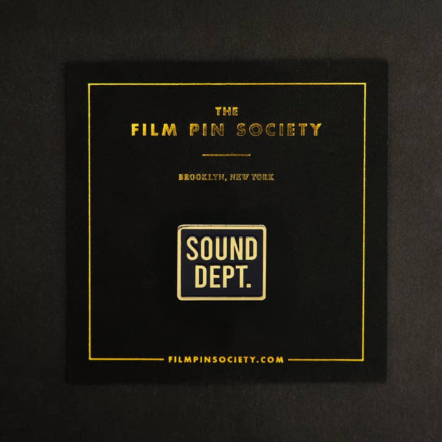 Film Pin Society - Sound Department Enamel Pin