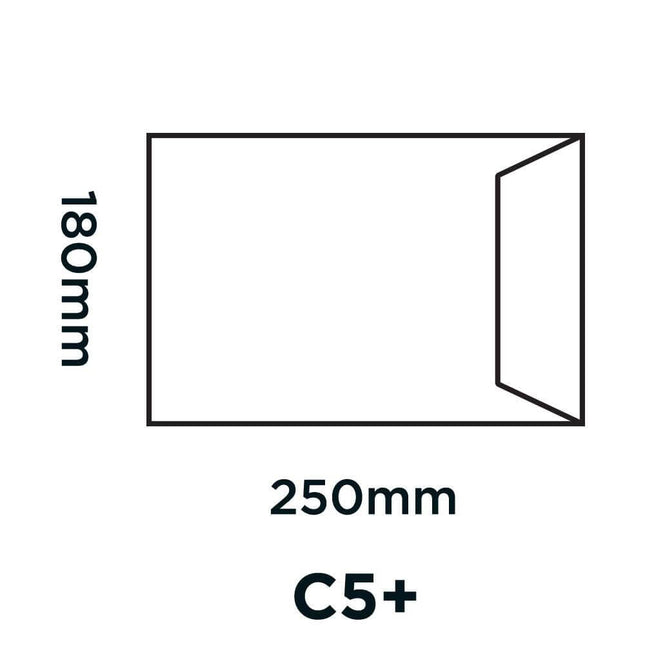C5+ Peel and Seal Padded Envolope (5) 180x250mm