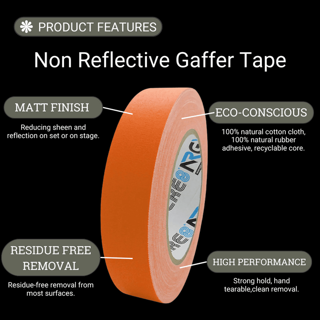 NRG Matt Gaffer Tape - 24mm x 50M