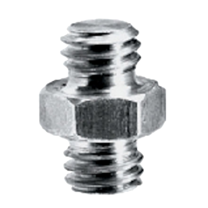 Manfrotto 125 - Short Adaptor Spigot - 3/8 M +  3/8 M