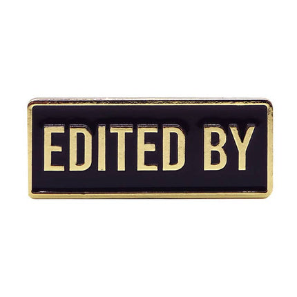 Film Pin Society - Edited by Credit Enamel Pin