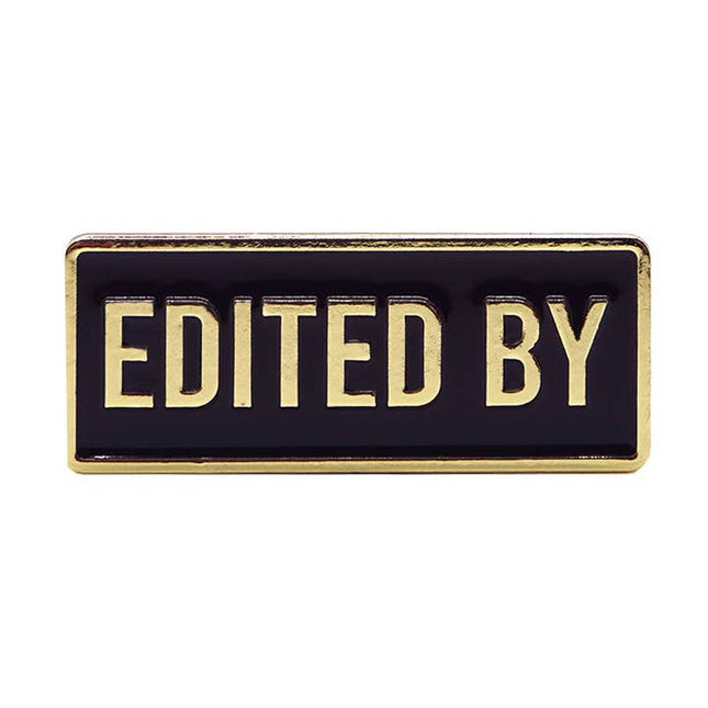 Film Pin Society - Edited by Credit Enamel Pin