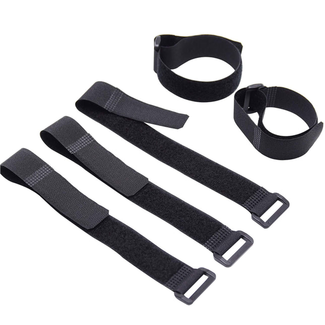 10 Pack Hook and Loop Straps Reusable Cable Ties Cable Organisers (300mm x 25mm)