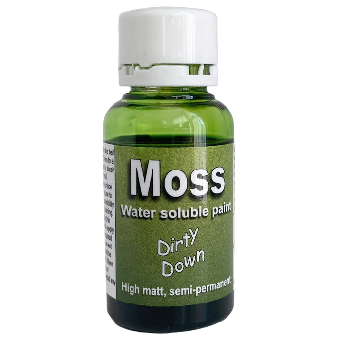 Dirty Down - Water Soluble Paint - Moss Effect - Small 25ml pot