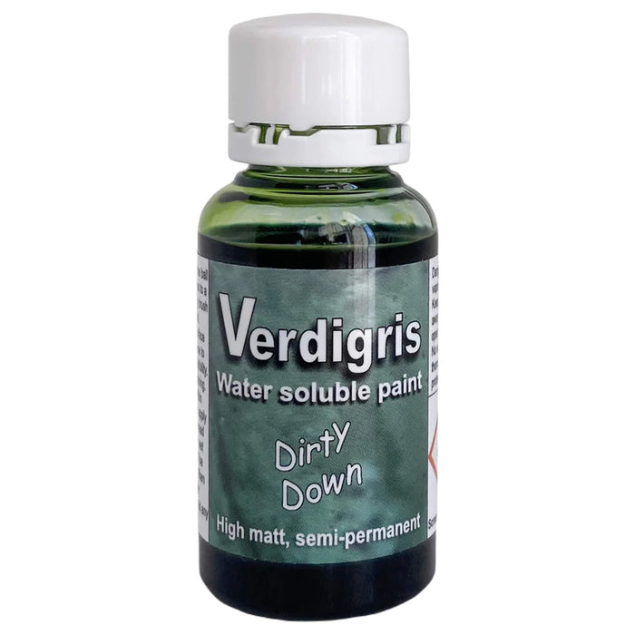 Dirty Down - Water Soluble Paint - Verdigris Effect - Small 25ml pot