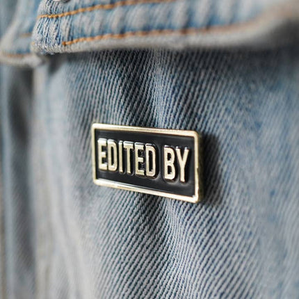 Film Pin Society - Edited by Credit Enamel Pin