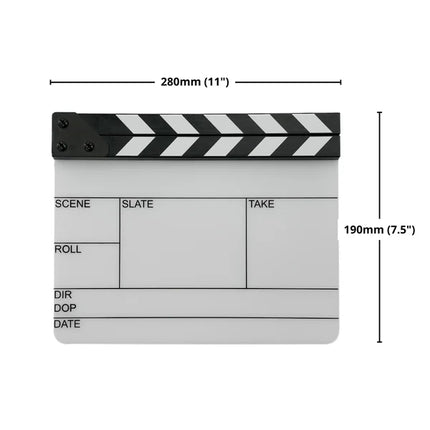 Action! by Filmsticks - Essential  Medium 11”  Clapperboard