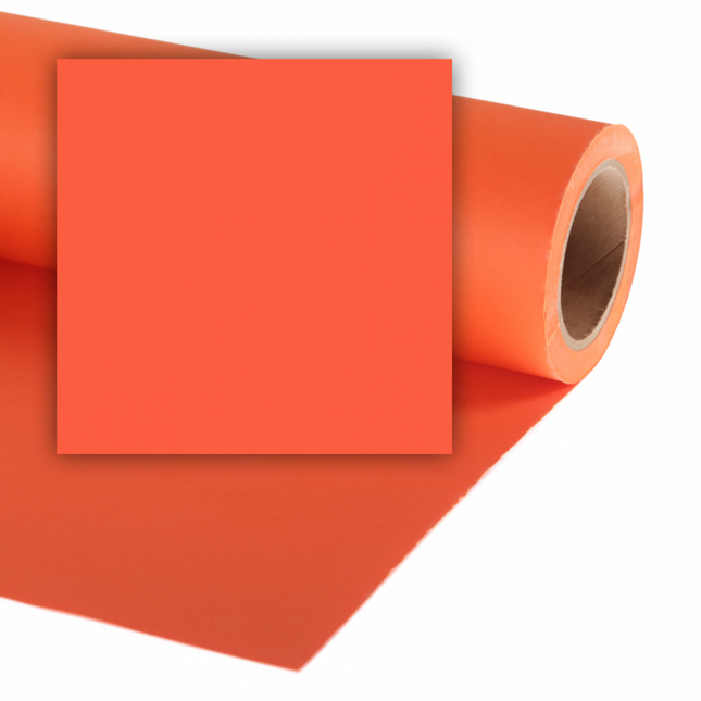 Colorama 1.35 X 11M Seamless Background Paper – Mandarin