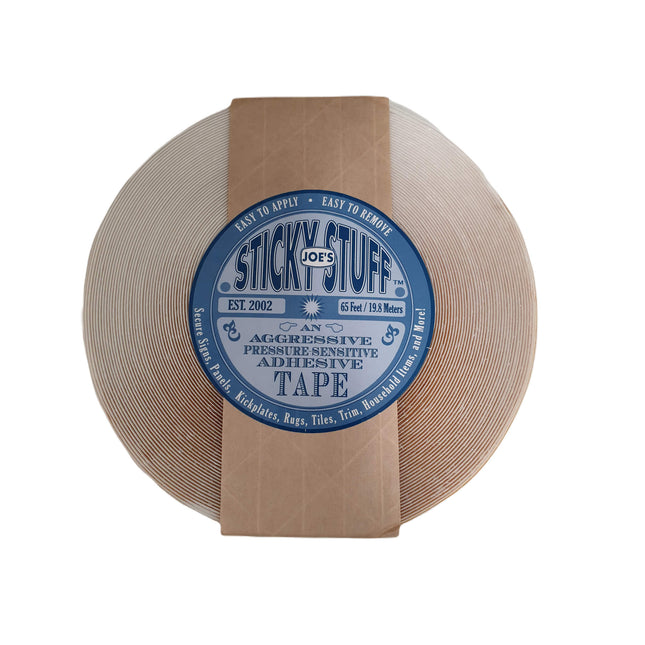 Joe's Sticky Stuff Clear Roll 1/2" x 65'