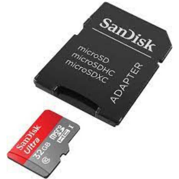 SanDisk Ultra 32GB MicroSDHC UHS-I Memory Card with SD Adapter (Clearance)