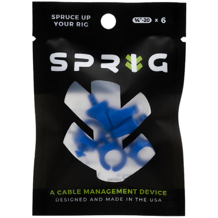 Sprig 1/4in cable management device for filmmakers