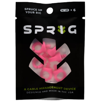 Sprig 1/4in cable management device for filmmakers
