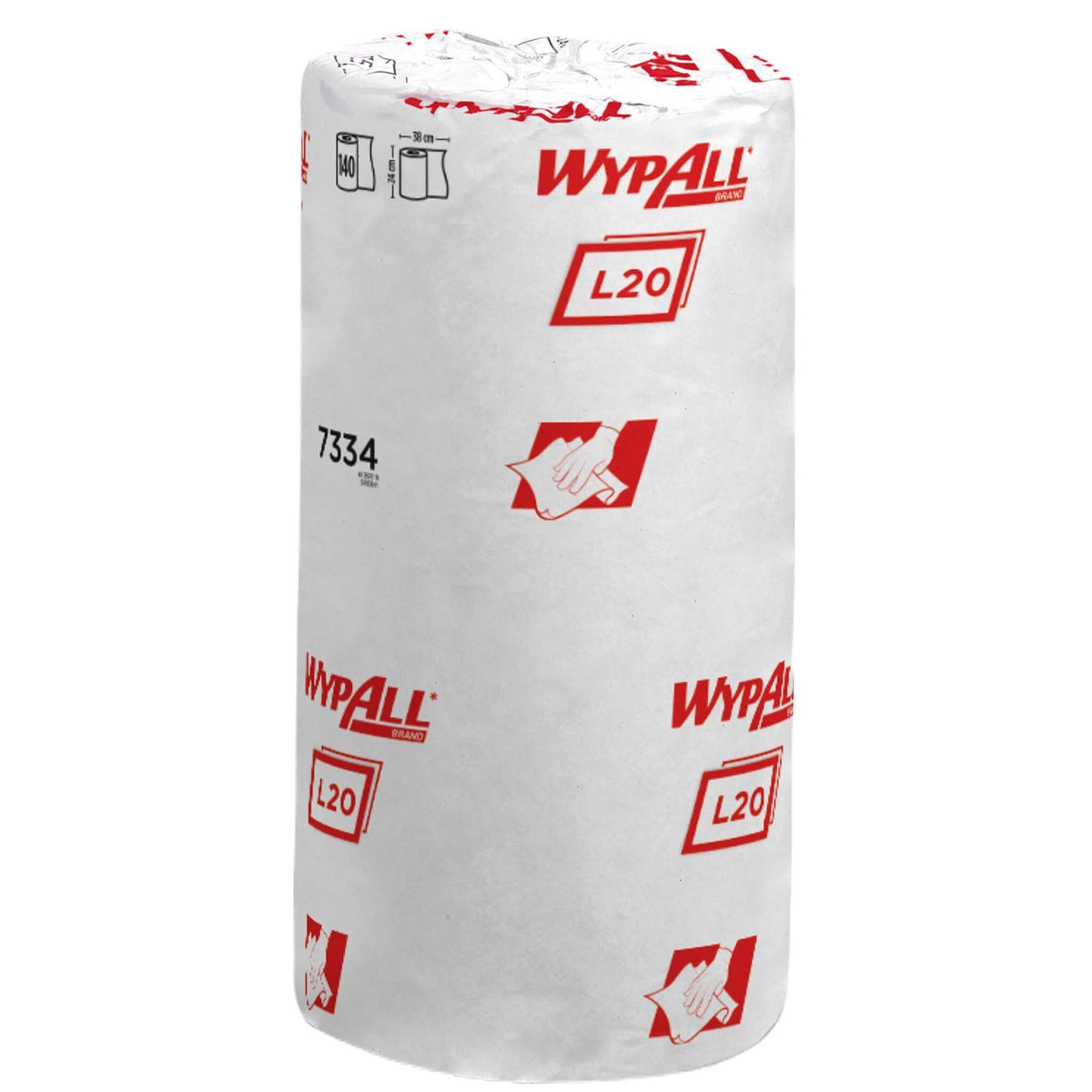 Wypall 7334 Wiping Paper L20 Compact Roll, 2 ply/140 sheets — CineStore