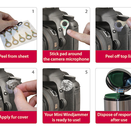 Rycote - Micro Windjammer - 30 uses