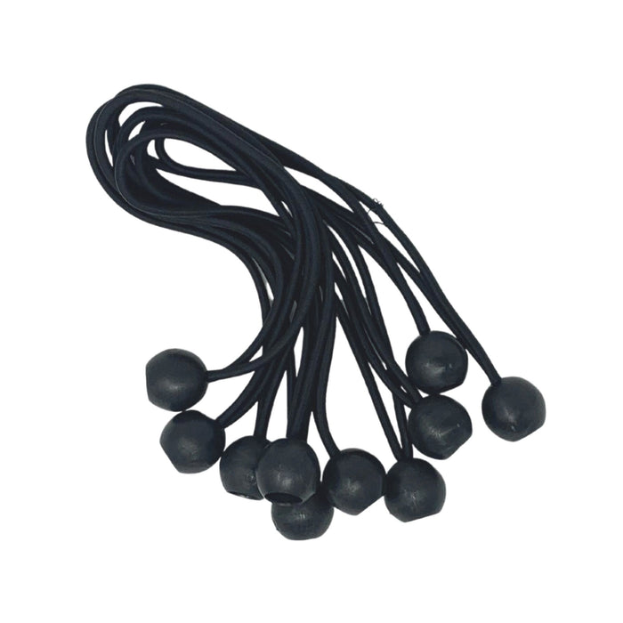 Ball Bungees 20cm Black - Pack of 10