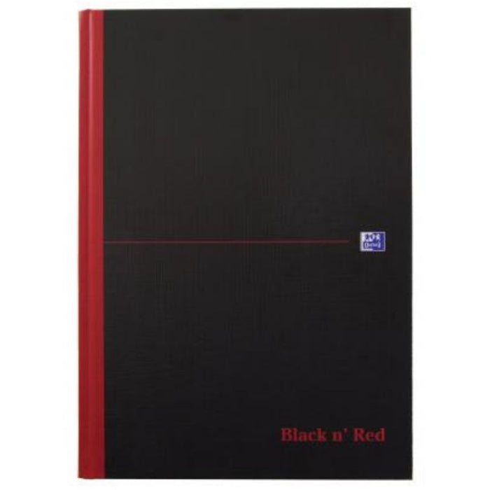 Smart Ruled Black n Red Notebook Smart Ruled Casebound A4 — CineStore