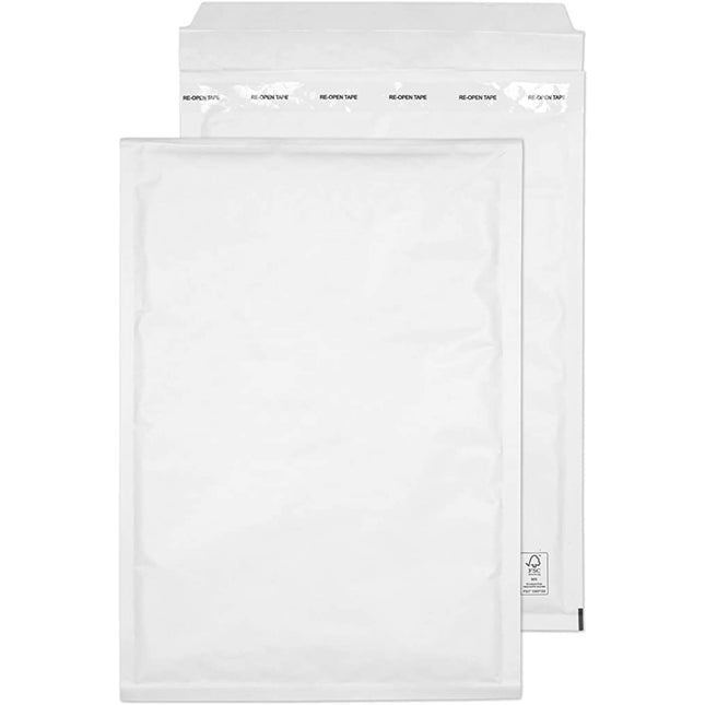 Peel&Seal Padded Envelopes (340x230mm, A4) White - Pack 5